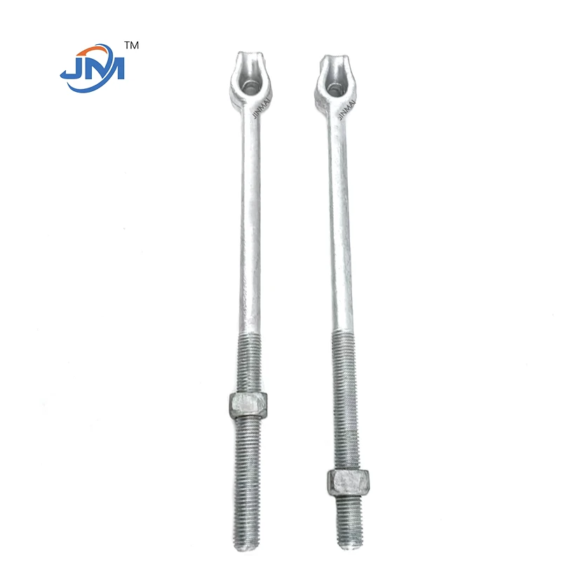 Forged Single Eyelet Anchor Rod Pole And Wire Hardware